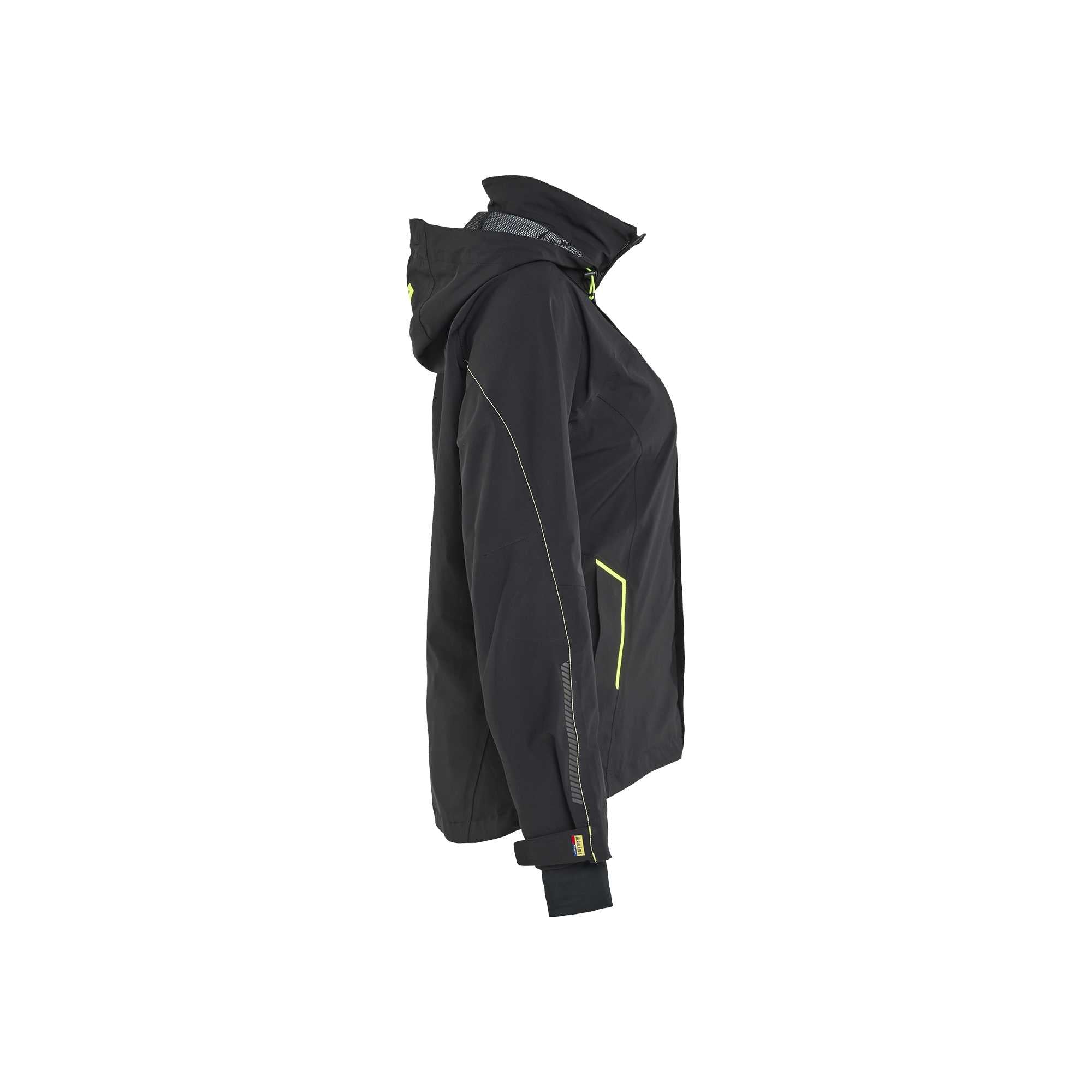 BLAKLADER 44031917 Women's Shell Jacket Stretch Hi Vis Reflective Shell Work Jacket WOMEN - Waterproof